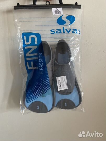 Ласты для бассейна salvas новые детские