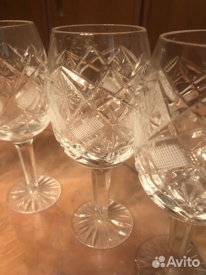 Бокалы Хрусталь Новые Разные