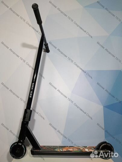 Трюковой самокат FOX RAW 3 Black, новый