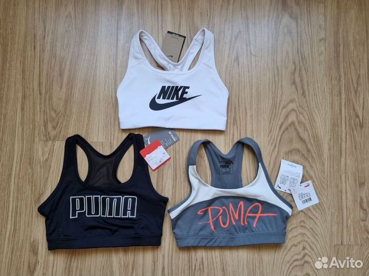 Спортивные топы nike, puma XS