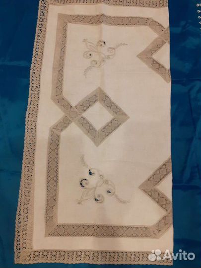Скатерть салфетки лен