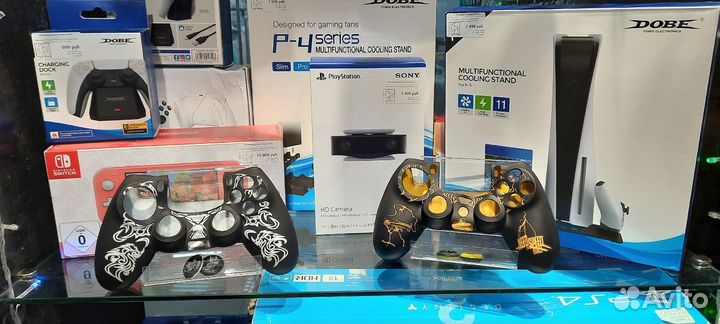 Зарядная станция для Геймпада PS4 с индикатором