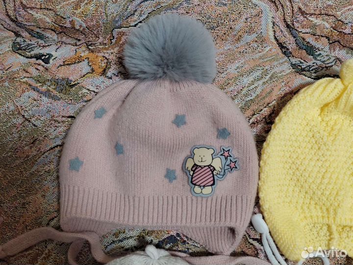Шапки для девочки на 1 годик