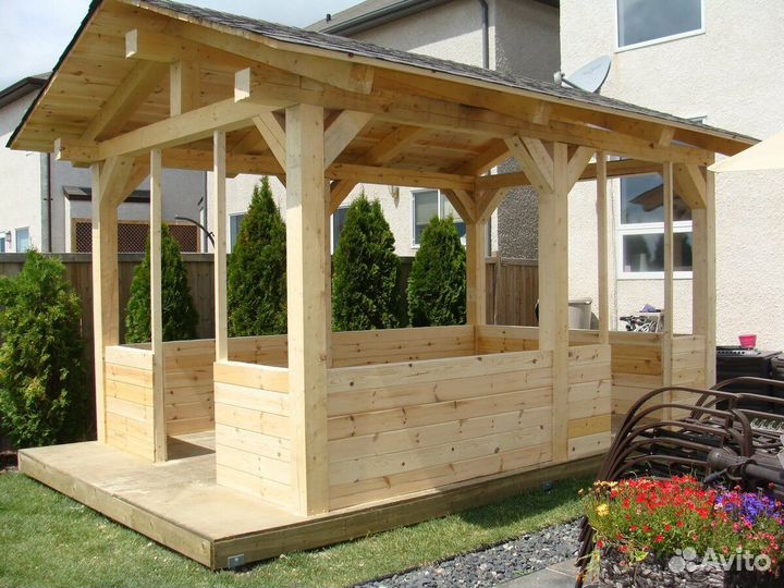 Строительство Бани, Беседок, Террас, Гаражей