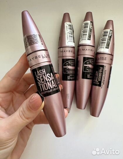 Тушь Maybelline Lash Sensational 2 шт оригинал