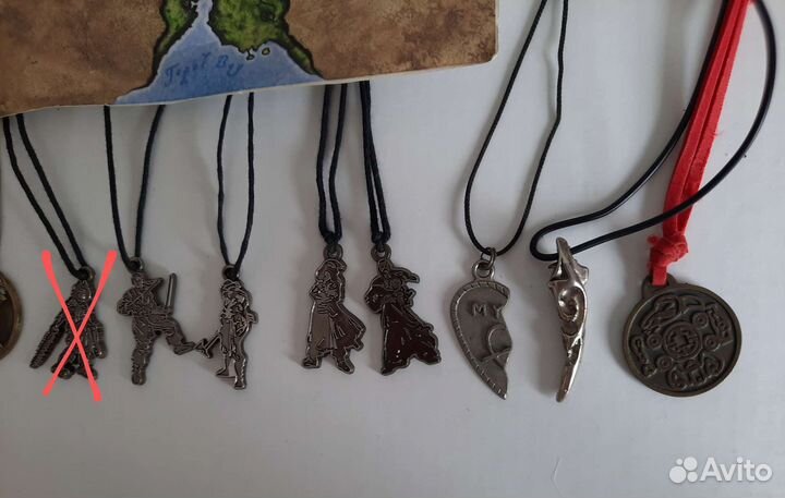 Коллекция «Пираты Карибского моря» фишки подвески