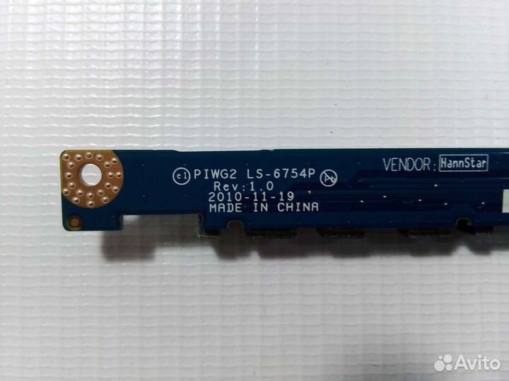 Плата LED индикации и включения для Lenovo G570