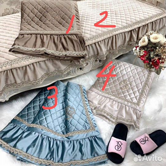 Покрывало велюровые двусторонние