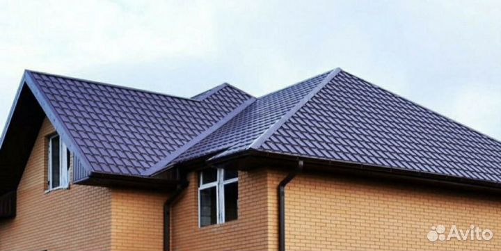 Металлочерепица кровля профнастил