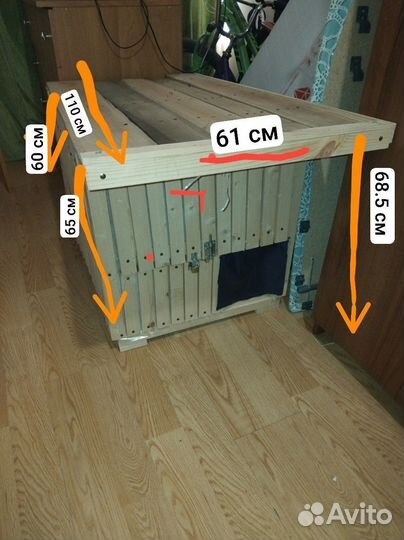 Будка для собаки утепленная