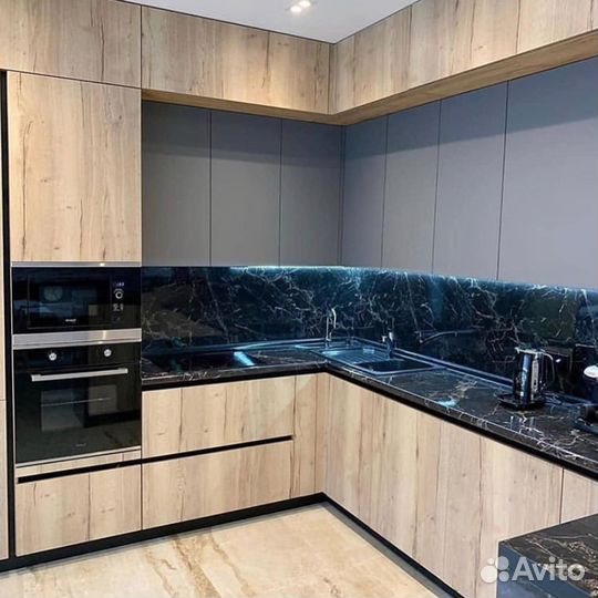 Кухонный гарнитур на заказ. Долговечные материалы