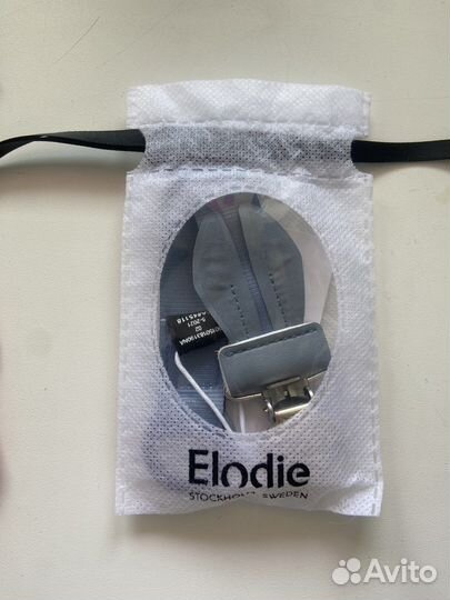 Пустышка и клипса Elodie tender blue