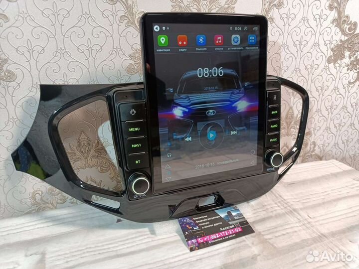 Магнитола LADA Vesta Tesla андроид новая