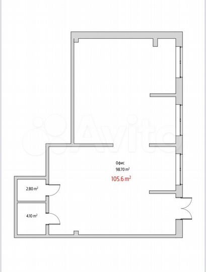 Свободного назначения, 105.6 м²