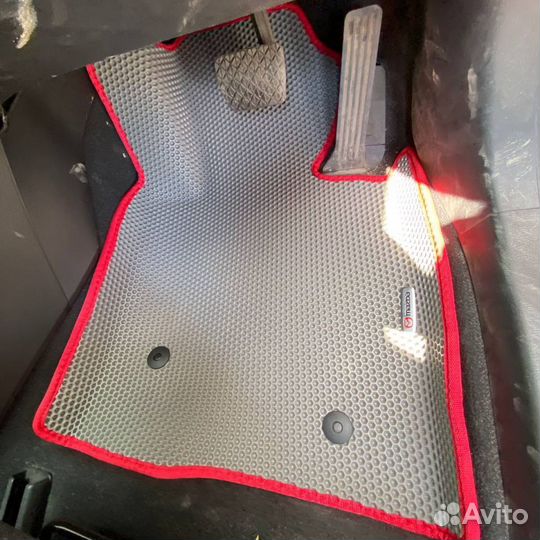 Коврики EVA 3Д на Аксела BM серый+черный