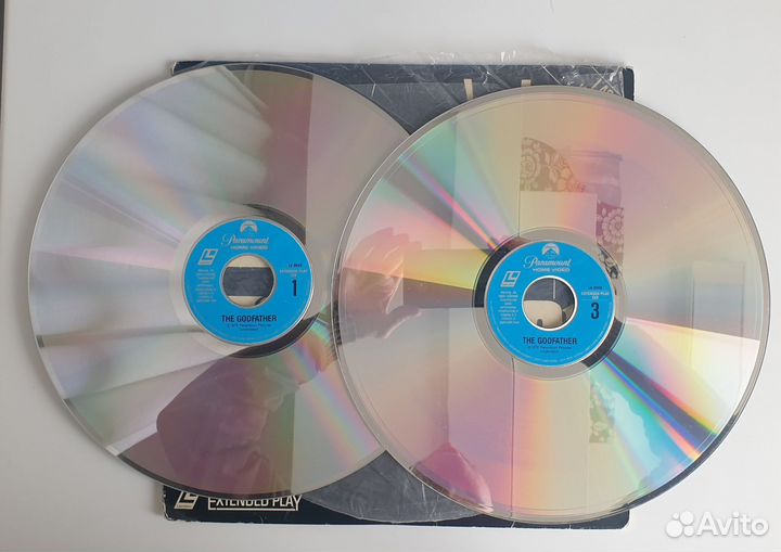 Laser disk Крестный отец На двух дисках