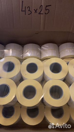 Термоэтикетка 43х25 эко Озон