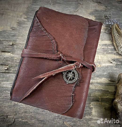 Блокнот путешественника А6 Кожаный ежедневник