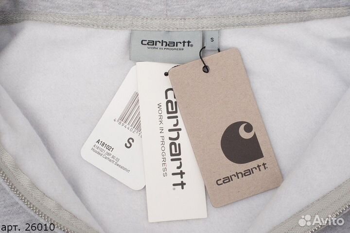 Зип-худи Carhartt WIP 2 серое