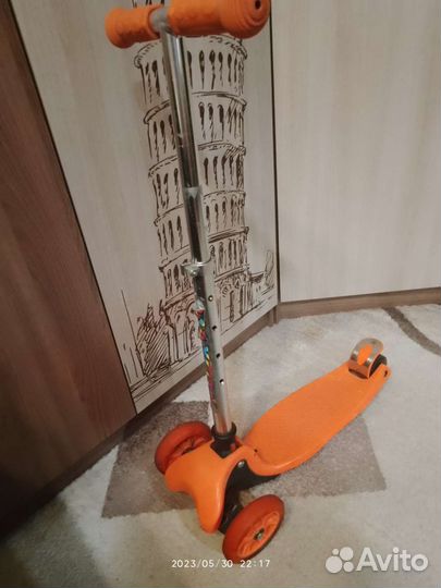Самокат детский трехколесный от 3 х лет