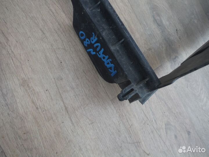 Дефлектор радиатора №80 Renault Kaptur 2018