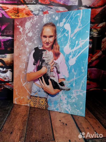 Портрет на холсте по фото