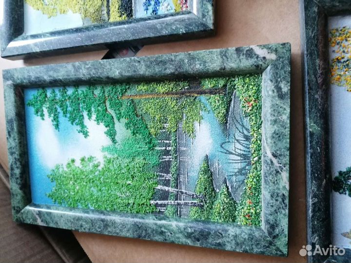 Картины из камня