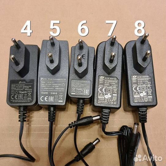 Адаптеры питания новые