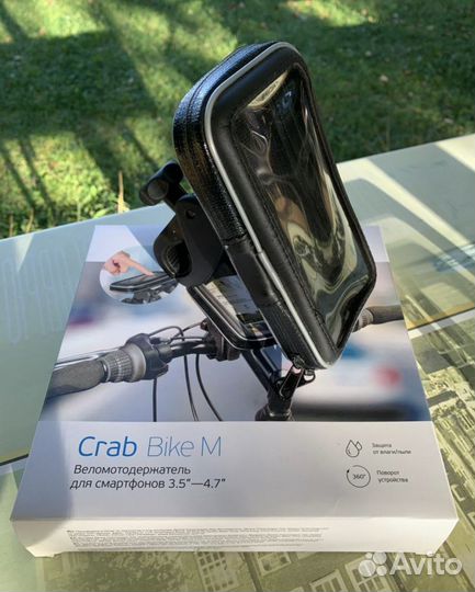 Держатель для телефона на велосиGrab Bike M deppa