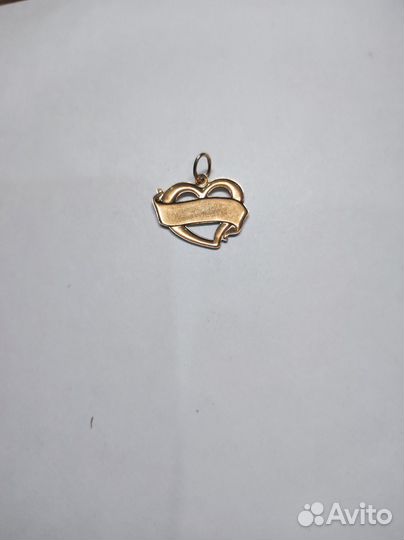 Золотая подвеска