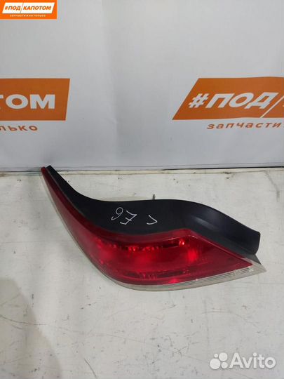 Фонарь задний левый Opel Astra H/Family рест. 2008