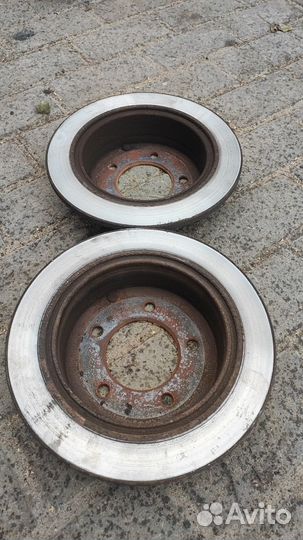 Диски тормозные задние mitsubishi lancer 10 asx