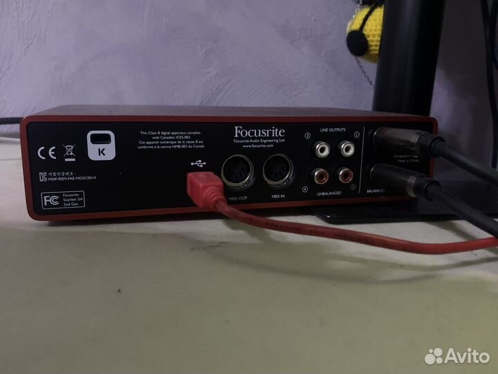 Звуковая карта focusrite scarlett 2i4 2nd