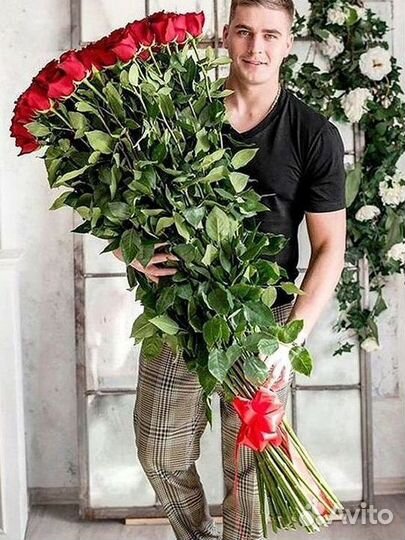 Букет роз 101 роза 51 роза