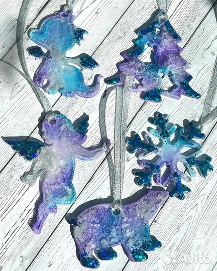 Елочные игрушки ручной работы