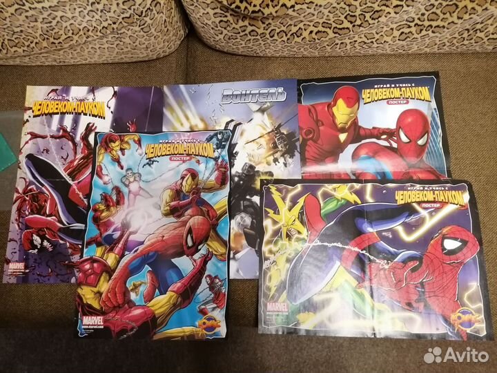 Плакаты постеры марвел из журналов