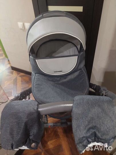 Коляска люлька с автокреслом