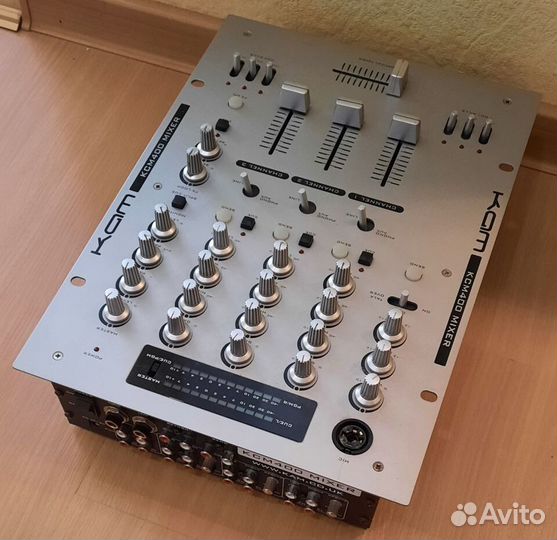 Микшерный пульт KAM KCM400 Dj Микшер Pro 3Кан+Мик