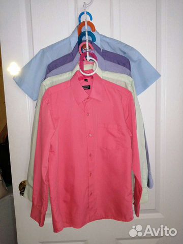 Рубашки + галстуки р-р 128-134