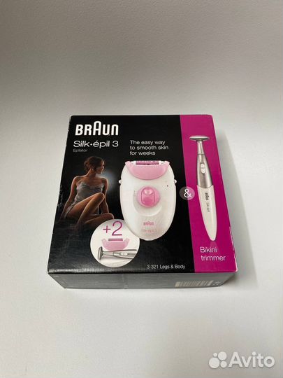 Эпилятоp Вrаun Silk-eрil 3 + стайлер для бикини