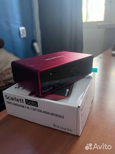 Внешняя звуковая карта focusrite scarlett 2i2 13 3