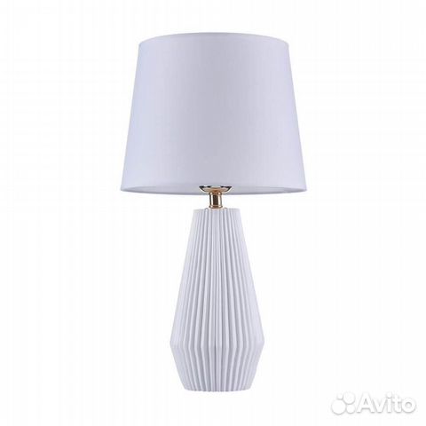 Светильник настольный металлический и текстильный
