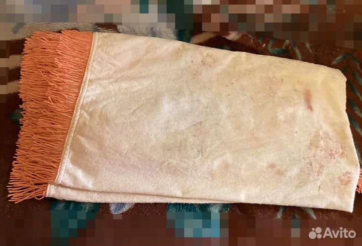 Скатерть плюш. Винтаж