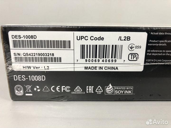 Коммутатор D-link DES-1008D/L2
