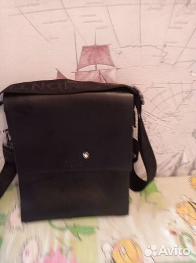 Мужская кожаная сумка новая