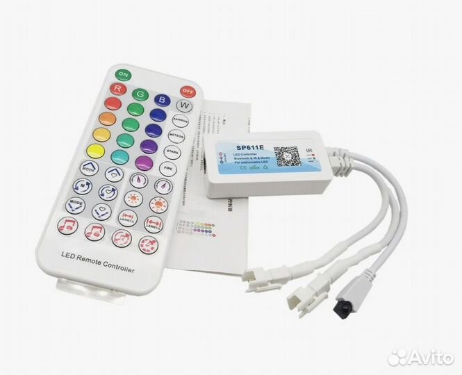 Контроллер SP611e с пультом для адресной ленты