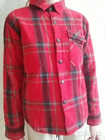Рубашка утепленная на девочку 8-10лет