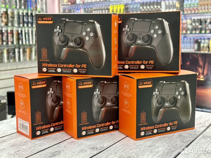 Геймпад (CL-M588) Белый (PS5) NEW