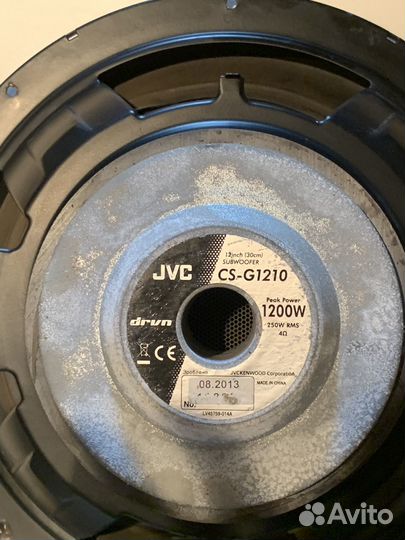 Сабвуфер 12, JVC