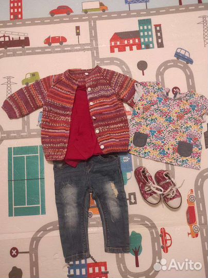 Детские вещи пакетом для девочки 80-86 р